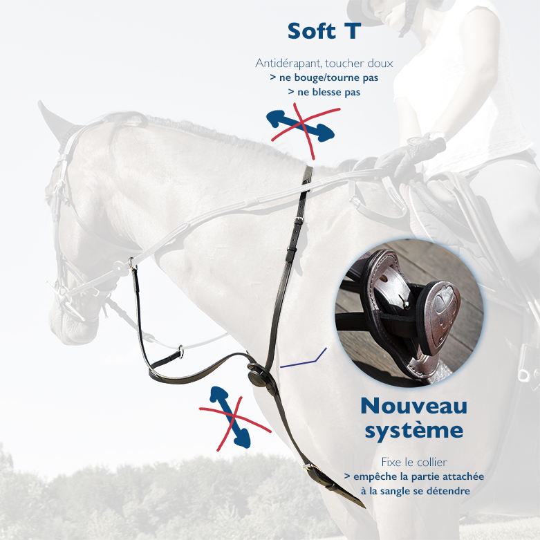 Martingale De Course CWD En Cuir Marron - Taille 2 Cob, Réglable, Neuf